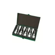 Набор бит TORX 1/2" 9 предметов T20-T60 80 мм TOPTUL 