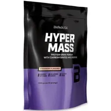 Гейнер HYPER MASS, BioТechUSA, КЛУБНИКА, 1000 г