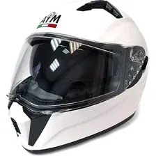 Мотошлем AIM JK320 320-007-L (L, белый глянец)
