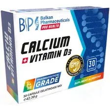 БАД Balkan Pharmaceuticals Кальций + Витамин D3 (30 капсул)