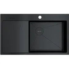 Кухонная мойка Omoikiri Akisame 86-GB-R Side (графит)