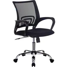 офисное компьютерное кресло Kingstyle KE-695N SL, черный