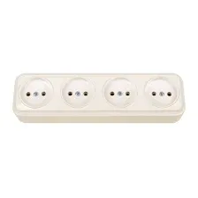 Розетка Bylectrica Вариант РА16-0181 (бежевый)