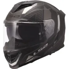 Мотошлем LS2 FF818 Storm III Sporty (S, черный/серый)