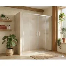 Душевая дверь MaybahGlass 195x180 MGD-1824-5 (сатин стекло/хром матовый)