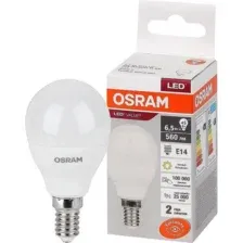 Лампа Osram LED Value Р60 7Вт Е14 3000К / 4058075579620