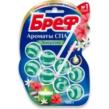 Средство для унитаза Bref Ароматы СПА Энергия 2x50 г