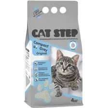 Наполнитель для туалета Cat Step Compact Gray Original 4 кг