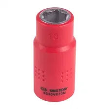 Головка диэлектрическая 1/2" 13 мм 6 граней KING TONY (4335VE13M)