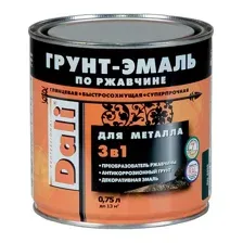 Эмаль DALI По ржавчине 3 в 1 (750мл, ультрамарин)