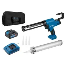 Пистолет для герметика Bull CG 1860 Set 1304625 (с 1-им АКБ, сумка)