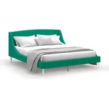 Кровать MONOFIX Лотти 160x200 (микровелюр/зеленый)