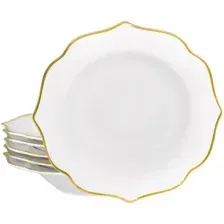 Набор тарелок Lenardi Magnolia Gold 205-578 (6шт)