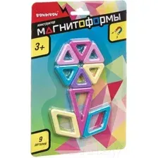 Конструктор магнитный Bondibon Магнитоформы / ВВ4404 (9дет.)