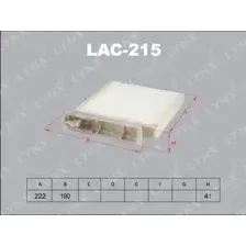 Салонный фильтр LynxAuto LAC215