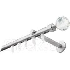 Карниз для штор Lm Decor Кристалл 19мм 1р (сатин, 3.2м)