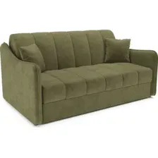 Диван Мебель-АРС Давос ППУ 180x200 см M2-111-47 (Cabrio 29 зеленый)