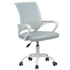 офисное компьютерное кресло Kingstyle AT-22 Onta LT White (уцененный 2), серый