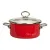 Кастрюля СтальЭмаль Bon Appetit 8SD225S (вишневый)