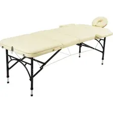 Массажный стол Atlas Sport складной Strong 70 см 3-с алюминиевый (бежевый)