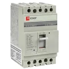 Выключатель автоматический EKF PROxima ВА-99 125/ 100А 3P 25кА