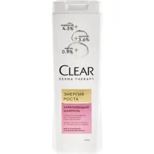Шампунь для волос Clear энергия роста, 380 мл