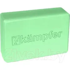 Блок для йоги Kampfer Youga Block (зеленый)