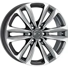 Литые диски MAK Safari 6 17x7.5" 6x139.7мм DIA 100.1мм ET 33мм Gun Met-Mirror Face