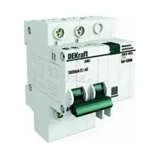 Дифавтомат DEKRAFT ДИФ-101 2Р С20 тип AC 30мА (15004DEK)