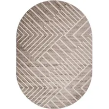 Ковер для жилой комнаты Merinos Dios F438-OVAL-BEIGE (2.4x3.4)