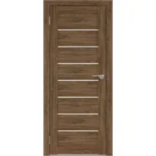 Межкомнатная дверь Юни Бона 01 90x200 (дуб стирлинг/стекло белое)