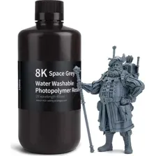 Фотополимер Elegoo Water Washable 8K 1кг (серый)