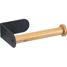 Держатель для туалетной бумаги FORA Axe FOR-AXE016BB (черный/бамбук)