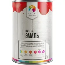 Эмаль LIDA ПФ-115 1 л (голубой)