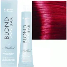 Крем-краска для волос Kapous Professional Blond Bar с экстрактом жемчуга BB 06 корректор красный