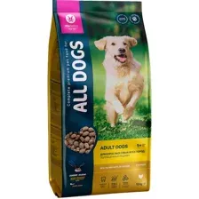 Корм для собак All Dogs с курицей, 13 кг