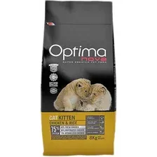 Сухой корм для кошек Optimanova Kitten Chicken &amp; Rice для котят с курицей и рисом 8 кг