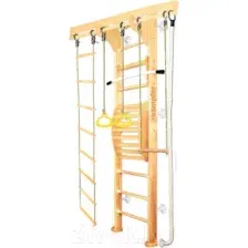 Детский спортивный комплекс Kampfer Wooden ladder Maxi Wall (натуральный/белый, стандарт)