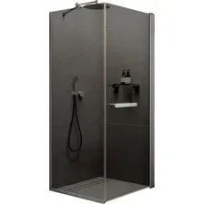 Душевой уголок MaybahGlass MGY-1321-5 (графит стекло/хром матовый)