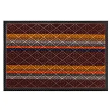 Придверный коврик ComeForte Уют Мультиколор 80x120 (темно-коричневый)