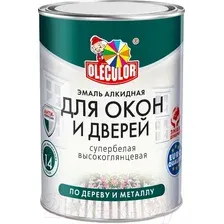 Краска Olecolor Для окон и дверей 0.9 кг (белый)