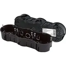 Монтажная коробка (подрозетник) TDM Electric SQ1402-1919 (черный)