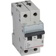 Выключатель автоматический Legrand TX3 2P 40A С 10kA 2M 403934