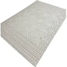 Ковер для жилой комнаты Radjab Carpet Поло Прямоугольник PL 234 12527RK (2x2.9, Cream)
