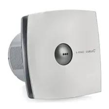 Вентилятор настенный 150х150 d100 X-MART 10 MATIC TIMER INOX Cata