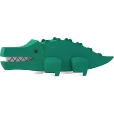 Магнитный конструктор Halftoys Animal Крокодил HAS006