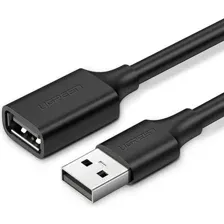 Кабель Ugreen USB 2.0 A Male to A Female, US103, Black, 10318, 5 м