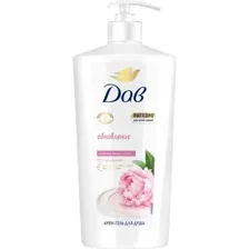 Гель для душа Dove Сливочная ваниль и пион (610мл)