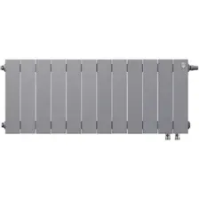 Биметаллический радиатор Royal Thermo PianoForte 300 VDR Silver Satin (12 секций)