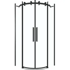 Душевой уголок Grossman Classic 100x100x195 301.K33.04.1010.21.00 (черный матовый/прозрачное стекло)